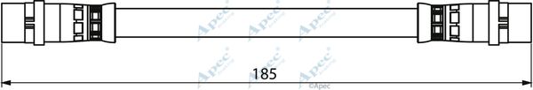 APEC BRAKING Тормозной шланг HOS3894